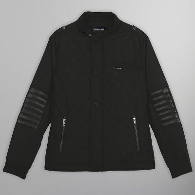 Members Only Men'S Belmont Quilted Jacket-Black-Small — фото 6