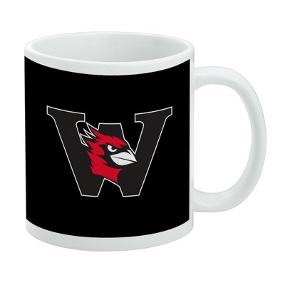 Wesleyan University Secondary Logo Ceramic Coffee Mug Novelty Gift Mugs for Coffee Tea and Hot Drinks 11oz White
