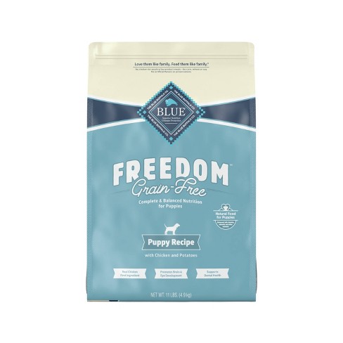 Blue freedom grain 2025 free puppy food