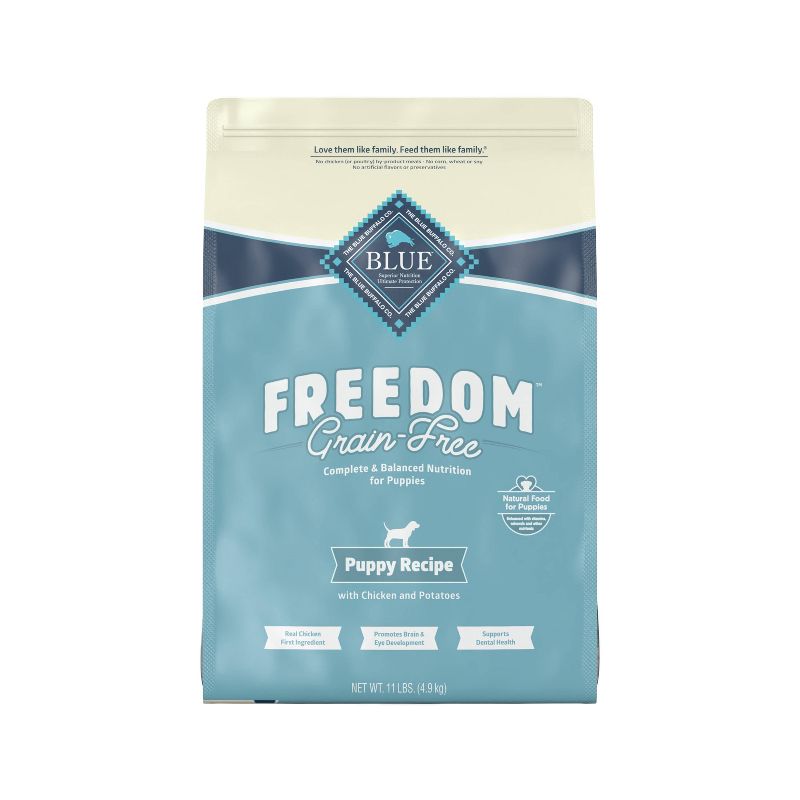 Blue Buffalo Freedom Grain Free with Chicken, Peas & Potatoes Puppy Dry Dog Food, 1 of 11
