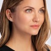 Ross-Simons 0.12 ct. t.w. Diamond Moon Stud Earrings in 18kt Gold Over Sterling - 2 of 3