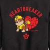 Boys' - Paw Patrol - Valentine's Heartbreaker Graphic Long Sleeve Fleece Sweatshirt - 2 of 4