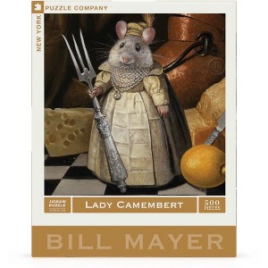 New York Puzzle Company Lady Camembert 500 Piece Puzzle - 1 of 4