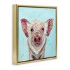 Stupell Industries Babe Screen Piglet Floating Frame Canvas Art - 2 of 4