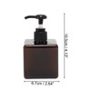 Unique Bargains Simple Square Soap Pump Dispenser for Bathroom 1 Pc - 4 of 4