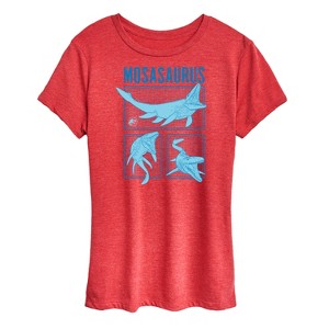 Women's - Jurassic Park - Mosasaurus Short Sleeve Graphic T-Shirt - 1 of 4