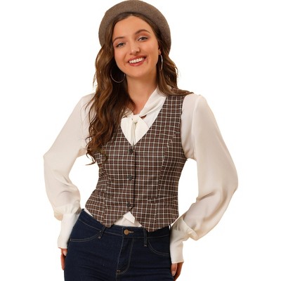 women's suit vests