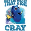 Girl's Finding Dory Cray Cray Fish T-Shirt - 2 of 4