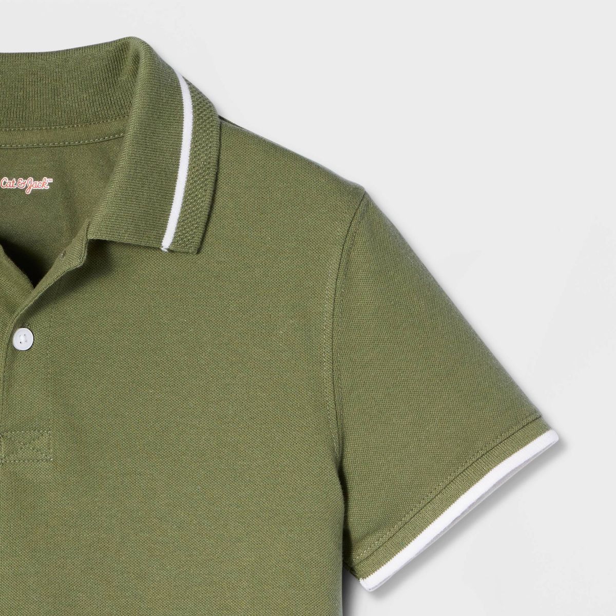 Boys' Short Sleeve Tipping Polo Shirt - Cat & Jack™ - thumbnail 6