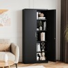 Mlezan 71" Metal Garage Cabinet: 2 Doors, 4 Adjustable Shelves, Locking Storage. Steel Cabinet for Home, Office, Garage, Shop, or School Use. - 4 of 4