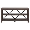 50 Inch Alder Brown/Metal TV Stand - Henn&Hart - 3 of 4