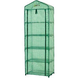Ogrow Deluxe Walk-In Greenhouse / Bloomhouse / Seed Starter with Tiers and Shelves - 1 of 4