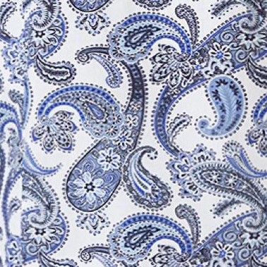 blue paisley