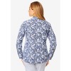 Jessica London Women's Plus Size Wrinkle-Free Stretch Poplin Shirt - 3 of 4