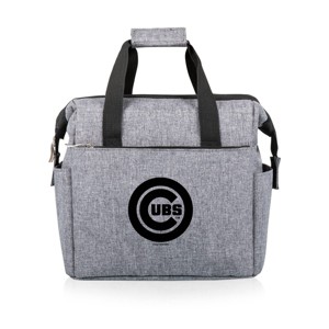 MLB Chicago Cubs On The Go Soft Lunch Bag Cooler - Heathered Gray - 1 of 4