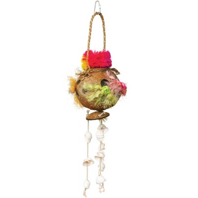 Prevue Pet Products 62509 Tropical Teasers Coconut Fun Bird Toy