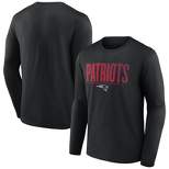 NFL New England Patriots Men's Transition Black Long Sleeve T-Shirt