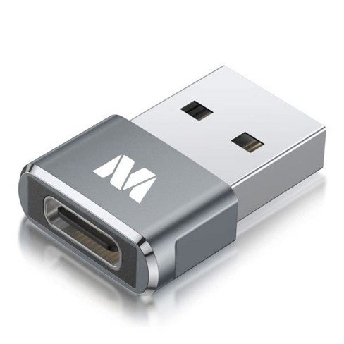 MyBat USB-C Female to USB-A Male Adapter - Silver - image 1 of 3