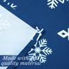 Christmas Tablecloth - Waterproof & Wrinkle-Resistant with Snowflake Pattern - Red/Green/Blue Holiday Dining Table Covers - 4 of 4