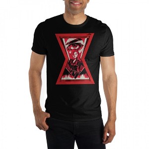 Mens Marvel Studios Black Widow Movie Character in Symbol T-Shirt - 1 of 2