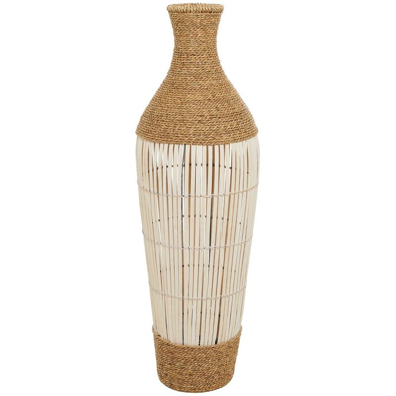 40&#39;&#39;. x 13&#39;&#39; Tall Seagrass Woven Floor Vase Brown - Olivia &#38; May, 5 of 7