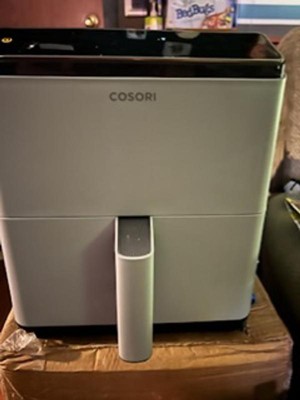 Cosori 6.8qt Dualblaze Air Fryer With Skewer Rack - Gray : Target