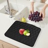 REGALWOVEN Silicone Dish Drying Mat for Kitchen Counter, Easy Clean Waterproof Kitchen Mat, Silicone Mat, Fits Under Dish Rack 1 Pc - 3 of 4