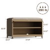 Fortune Candy 27.6'' Length Storage Cabinet with 2 Tier Shoe Rack - 2 of 4