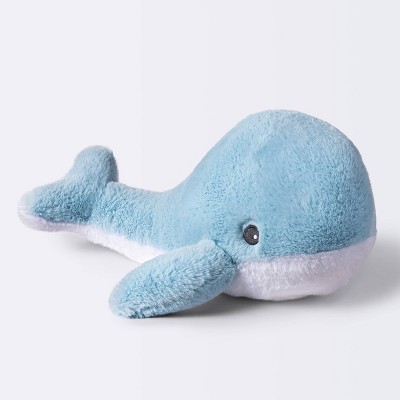 Stuffed blue shop whale