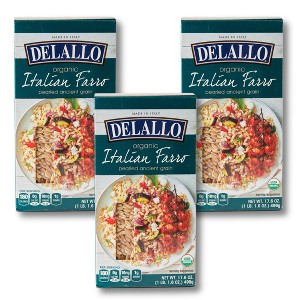 DeLallo Organic Italian Farro, 17.6 oz Box, (3 pack) - 1 of 4
