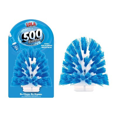 500 Brushes - Replacement Brush Head for Toilet Bowl Brush, Nylon Bristle - 1 CT