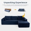 MAXYOYO 104" Modular Sectional Sofa Couch, with L-Shape Chaise, Modern Boneless Couch for Living Room, No Assembly Required - 3 of 4