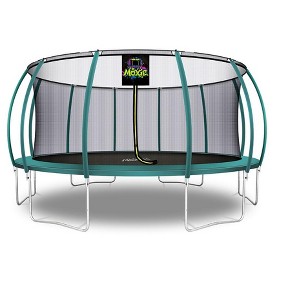 Moxie Pumpkin-Shaped Outdoor Trampoline Set with Premium Top-Ring Frame Safety Enclosure - 1 of 4