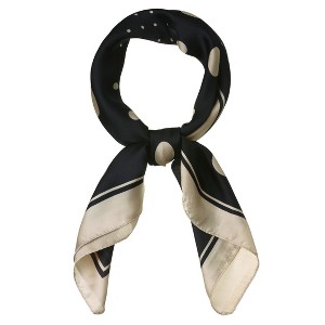 INSPIRE CHIC Women's Polka Dot Square Neckerchief Headband 27.56*27.56 inches(L*W) - 1 of 4