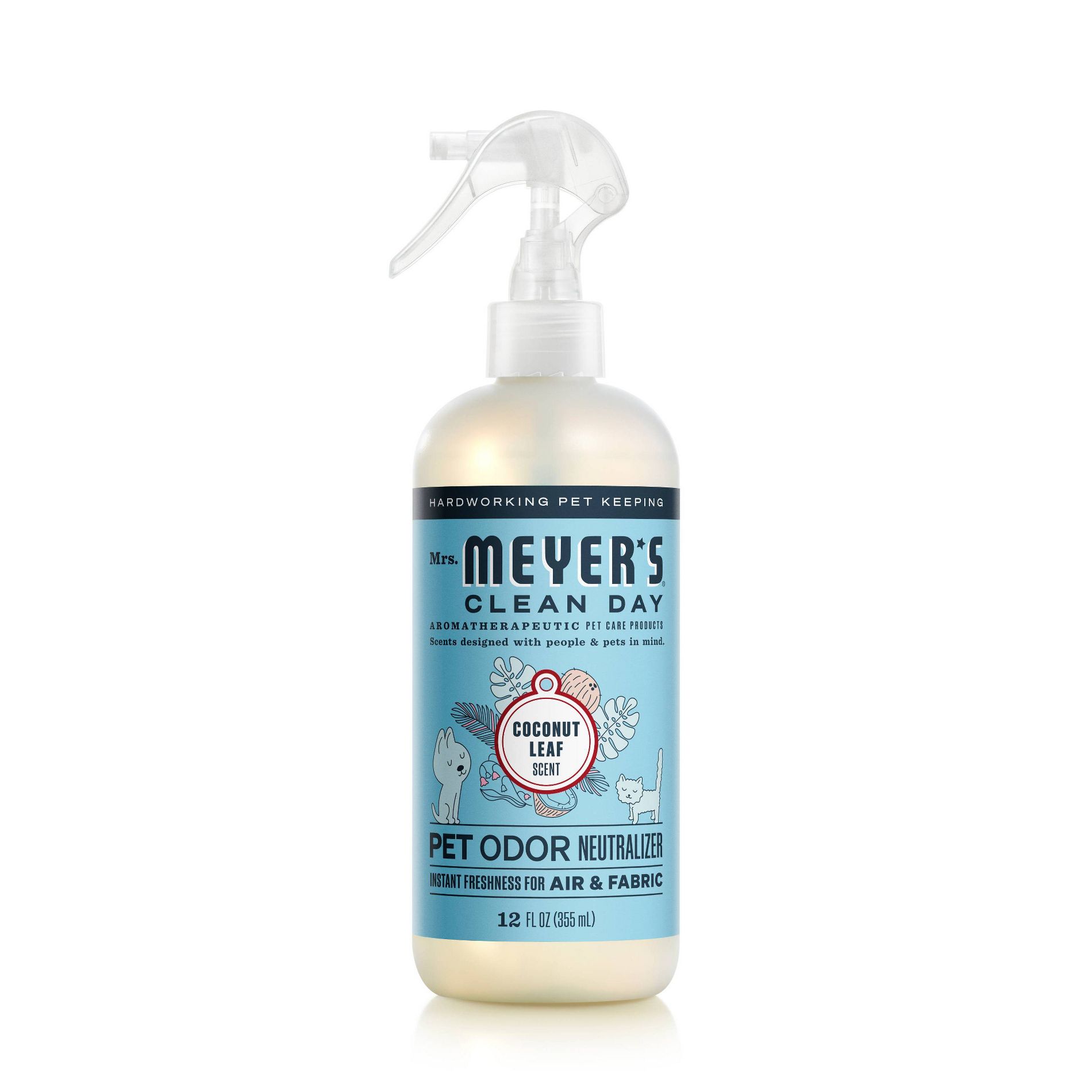 Mrs. Meyer's Clean Day Liquid Coconut Scent Pet Odor Eliminator Neutralizer - 12 fl oz