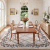 Washable Rug Modern Floral Rug Non Slip Low Pile Rug Stain Resistant Area Rug Non Shedding Indoor Floor Cover for Bedroom Living Room - 4 of 4