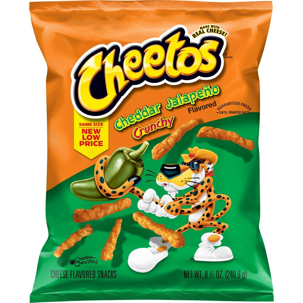UPC 028400589888 - Cheetos Crunchy Cheddar Jalapeno Cheese Snack