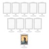Okuna Outpost Okuna Outpost 4x6 Pedestal Picture Frame – Double Sided Stands for Tables, Weddings, Events (10- Pack, White) - 2 of 4