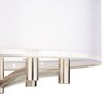 Possini Euro Design Brushed Nickel Pendant Chandelier 22" Wide Modern Double Shade 6-Light Fixture for Dining Room House Kitchen - 3 of 4