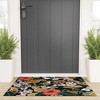 Marta Barragan Camarasa Animal print dark jungle Looped Vinyl Welcome Mat - Society6 - image 2 of 4