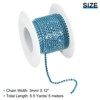 Unique Bargains DIY Bag Clothing Decoration Crystal Rhinestone Sew on Close Claw Chain Trim - 2 of 4