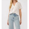 Women's Floral Eyelet Top - LOVESTITCH - 4 of 4