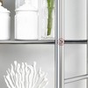 Over The Toilet Storage, 3-Tier Metal Over Toilet Organizer Rack, Freestanding Above Over Toilet Storage Shelf with Hooks - 2 of 4