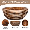 Mela Artisans Darma Valley Bowl Large in Medium Burnt - 2 of 4
