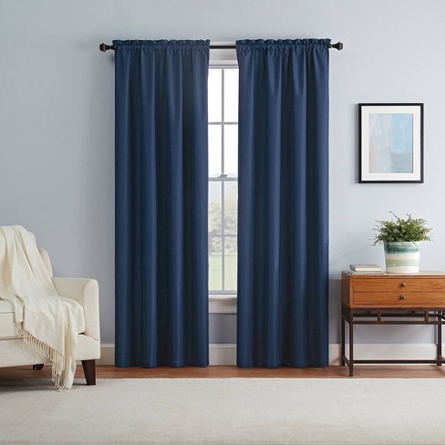 Braxton Thermaback Blackout Curtain Panel - Eclipse - image 1 of 4