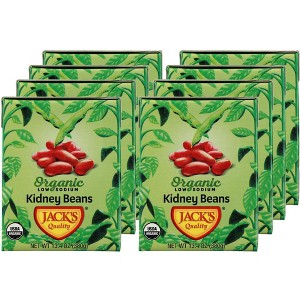 Jack's Quality Organic Low Sodium Kidney Beans - Case of 8/13.4 oz - 1 of 4