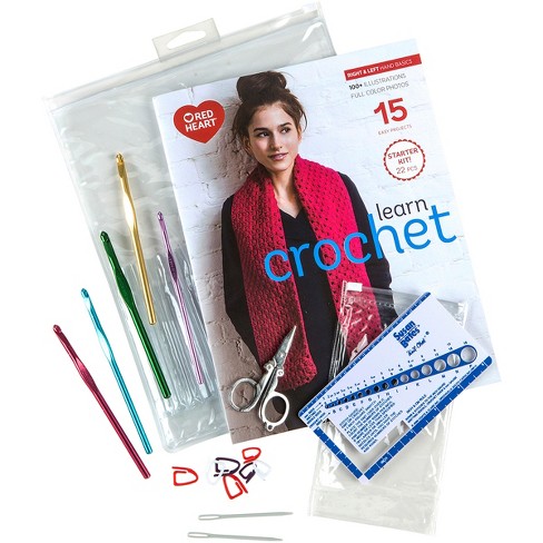 Red Heart Learn Crochet Kit : Target