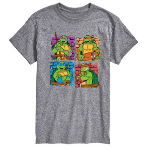 Men's - Teenage Mutant Ninja Turtles - TMNT Bricks Short Sleeve Graphic T-Shirt - 1 of 4