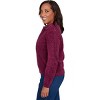 Alfred Dunner Women's Zip-Front Chenille Collared Cardigan - 4 of 4