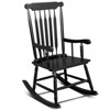 Maggift Patio Accent Chairs, Rocking Chair, Rocker High Back Garden Seat For Indoor Outdoor, Black, 22"*34"*44" - 3 of 4